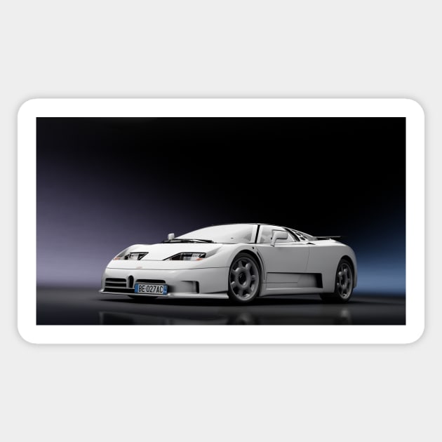 Bugatti EB110 Super Sport Sticker by Z31Chris